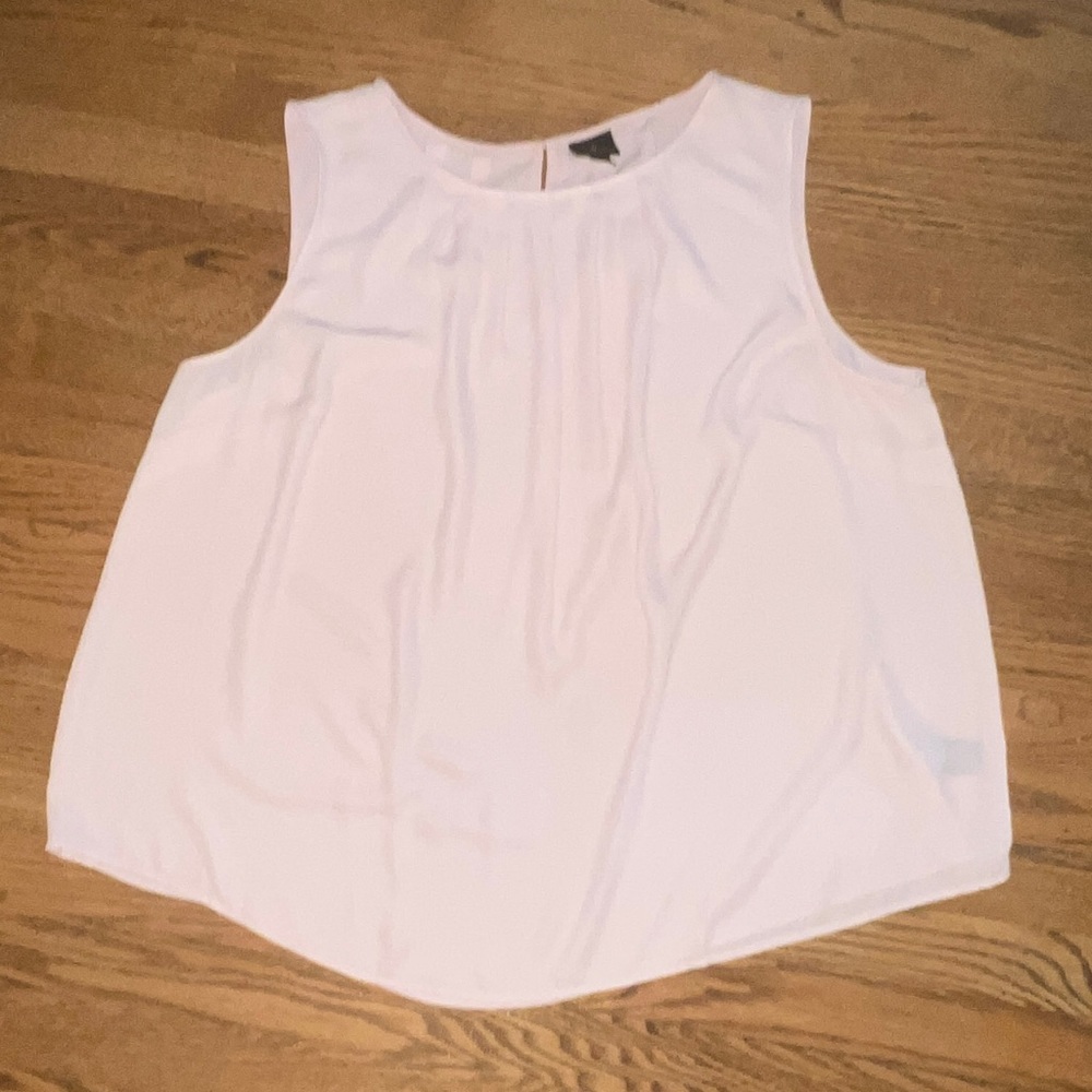 Worthington Flowy Sleeveless Top 2X light pink Tank Top Lightweight